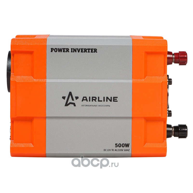 AIRLINE API40003 Инвертор 12В-220В, 500 Вт (API-400-03)