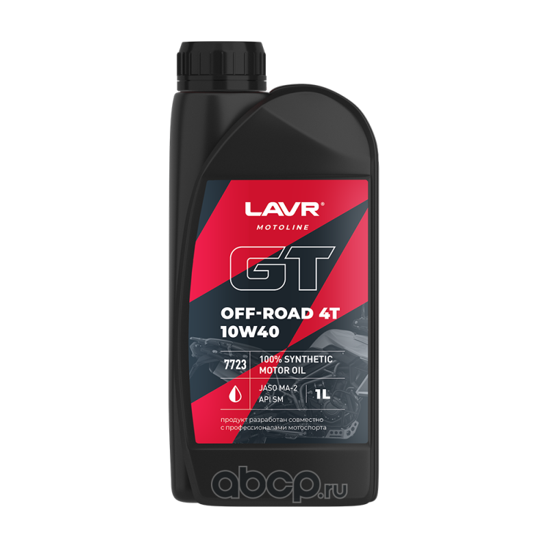 LAVR LN7723 Моторное масло GT OFF ROAD 4T, 1 л NEO