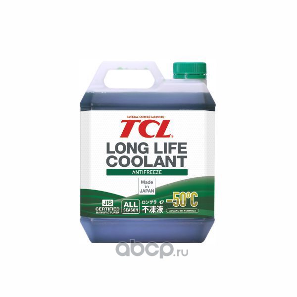 TCL LLC01229 АНТИФРИЗ TCL LLC -50C зеленый, 4 л