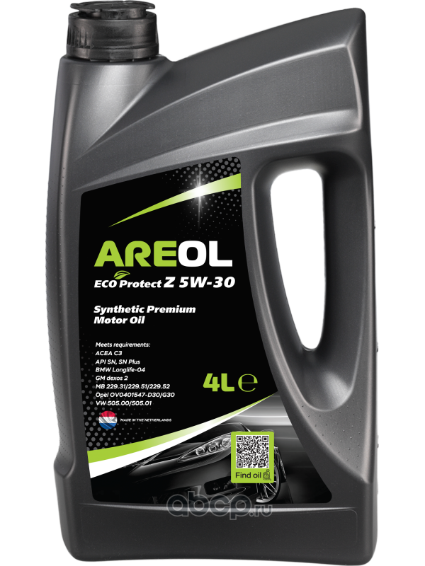 AREOL 5W30AR008 Масло моторное AREOL ECO Protect Z 5W30 синтетика 4л.