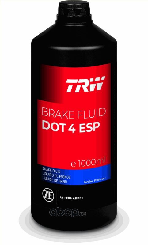 TRW PFB440SE Жидкость тормозная Brake Fluid DOT4 ESP 1 л