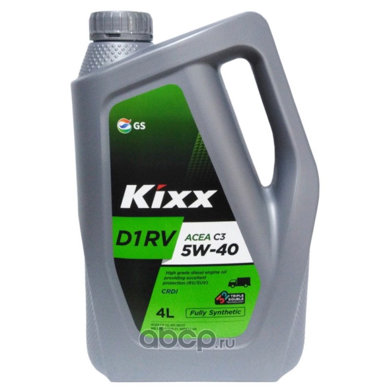 Kixx L2013440E1 Масло моторное D1 RV 5W-40 синтетическое 4 л