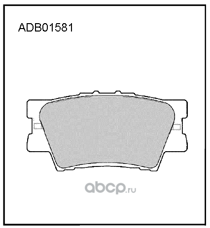 ALLIED NIPPON ADB01581 Колодки тормозные дисковые