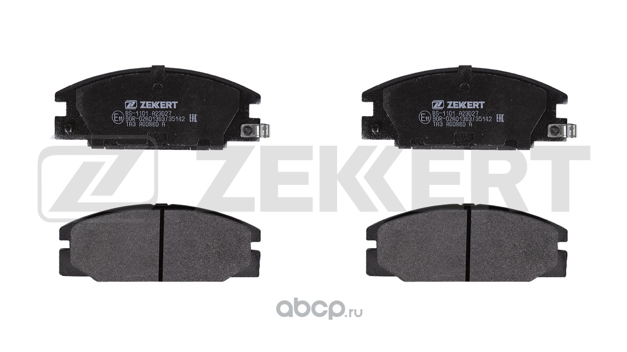 Zekkert BS1101 Колодки тормозные дисковые передние