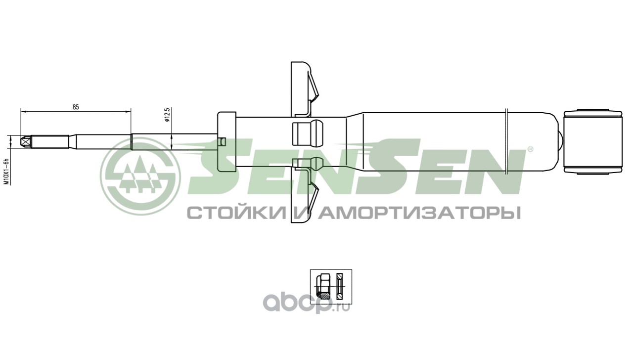 Купить 32130037 Sensen Амортизатор задний мост VOLKSWAGEN, PASSAT (3A2,  35I), PASSAT Variant (3A5, 35I)1,62,8(1,8)бенз SENSEN 3213-0037 аналоги,  характеристики, применяемость, цена, размеры