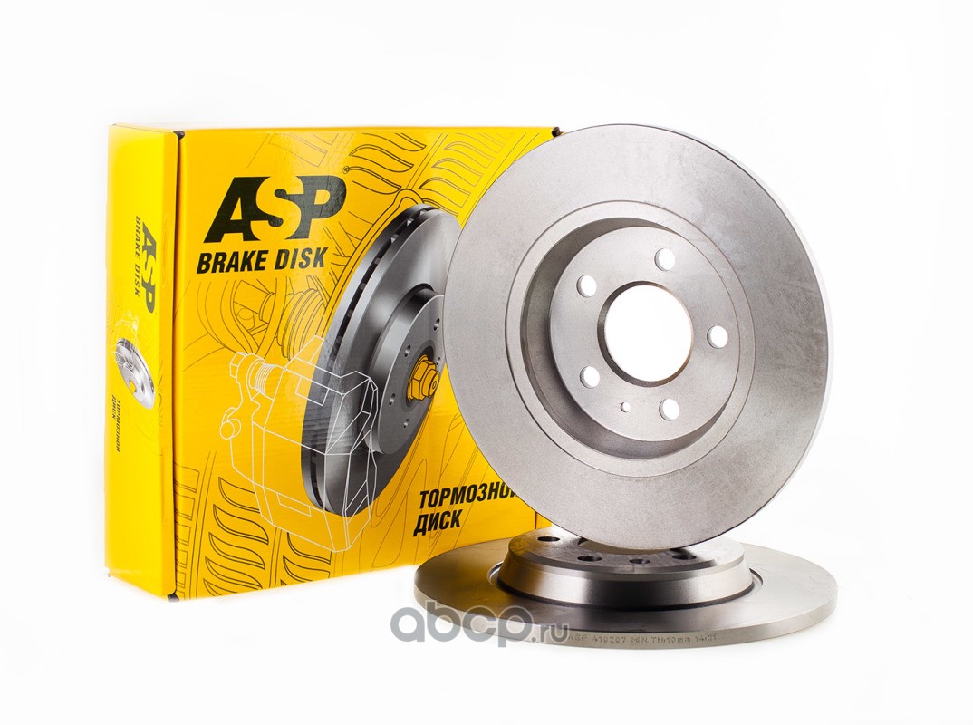 ASP 410207 Тормозной диск AUDI A4/A5/A6/A7/Q5 задний D=300mm