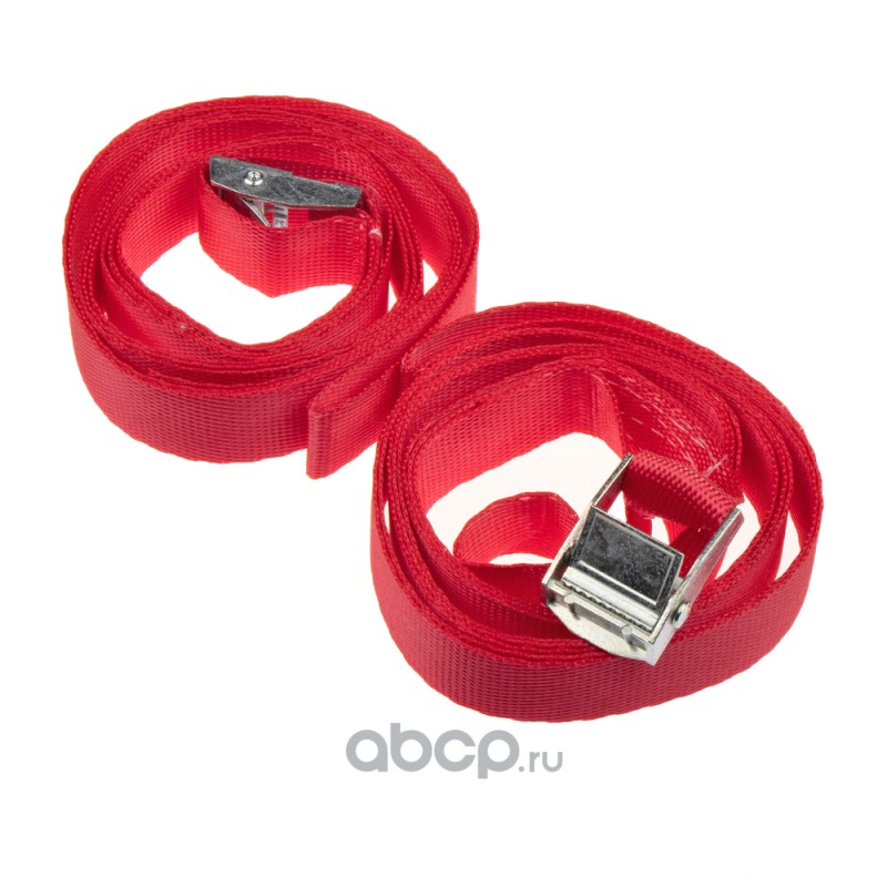 ARNEZI A0901029 Стяжка груза 2.5 м x25 мм ПОЛИЭФИР, 250 кг, пряжка с фиксатором, 2шт в блистере