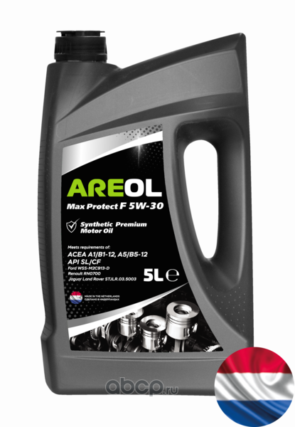 AREOL 5W30AR017 Масло моторное AREOL Max Protect F 5W-30 синтетика 5л.
