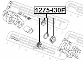 Febest 1275I30F Ремкомплект суппорта тормозного переднего
