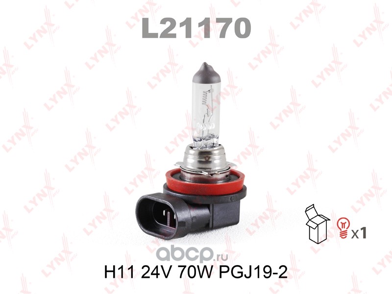 LYNXauto L21170 Лампа галогенная