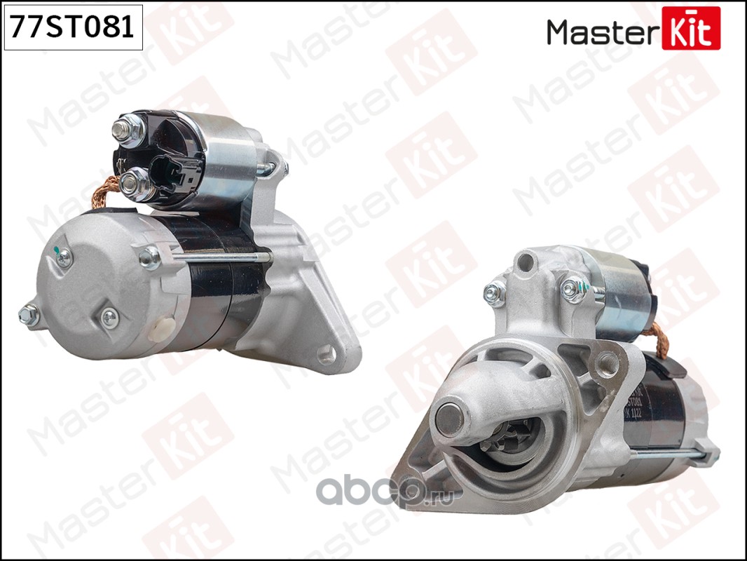 77ST081 MasterKit Стартер TOYOTA AURIS/RAV IV (1kw) Masterkit купить в  АВТОМАРКЕТ-НТ.РФ