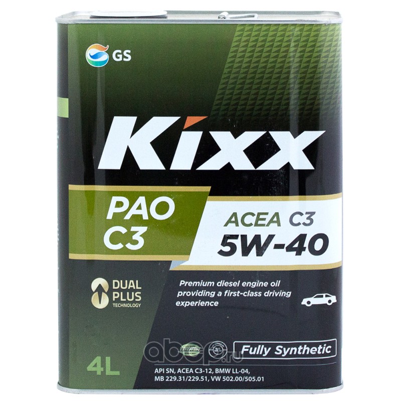 Kixx L209244TE1 Масло моторное PAO 5W-40 синтетическое 4 л