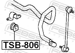 Febest TSB806 Втулка переднего стабилизатора
