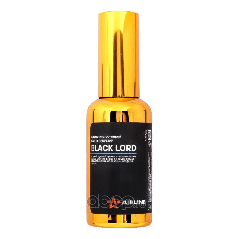 AIRLINE AFSP268 Ароматизатор-спрей "GOLD" Perfume BLACK LORD 50мл (AFSP268)