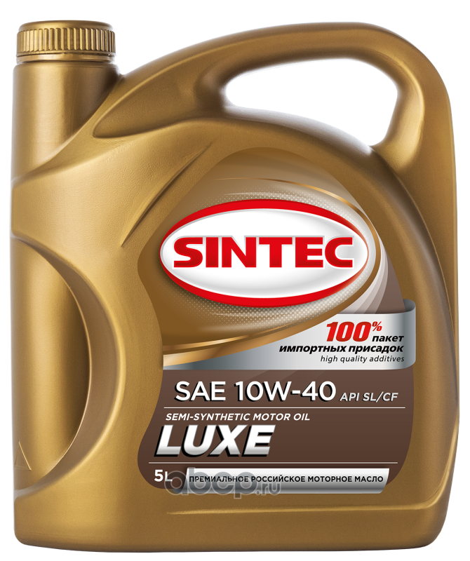 SINTEC 801944 Масло моторное полусинтетика 10W-40 5 л.
