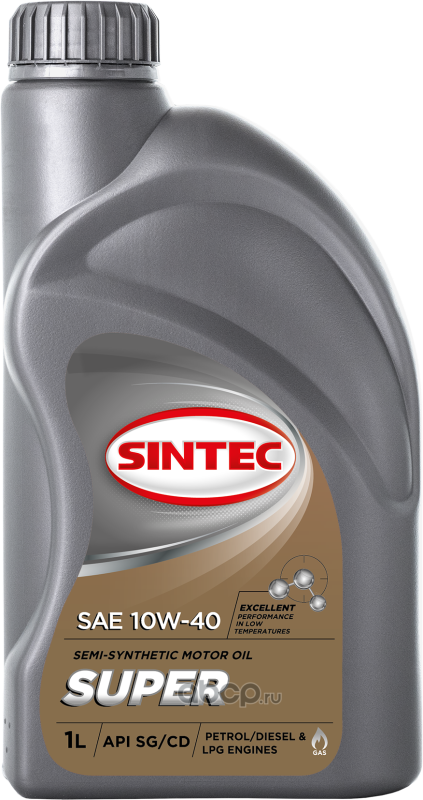 SINTEC 801893 Масло моторное полусинтетика 10W-40 1 л.