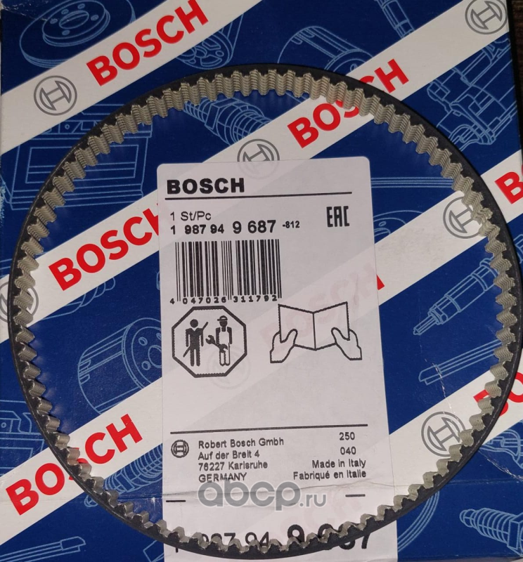 Bosch 1987949687 Ремень ГРМ