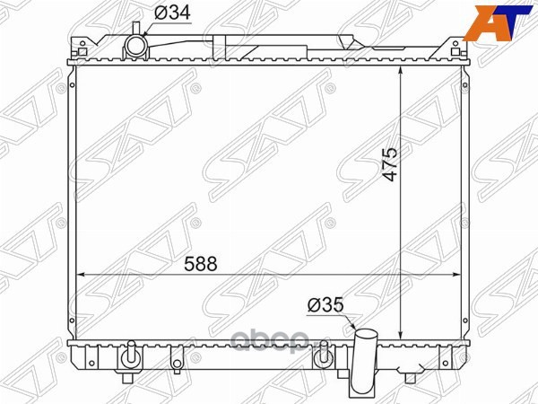 Радиатор Сузуки Гранд Витара 2.4 Купить