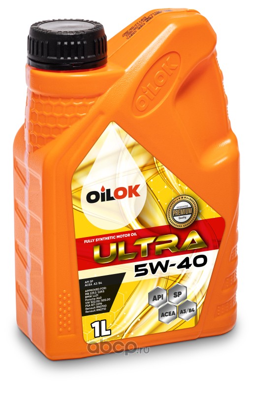 Купить 95951 OILOK Масло моторное 5W40 API SP, SN ACEA A3/B4 1л и Купить 95951 OILOK Масло моторное 5W40 API SP, SN ACEA A3/B4 1л и