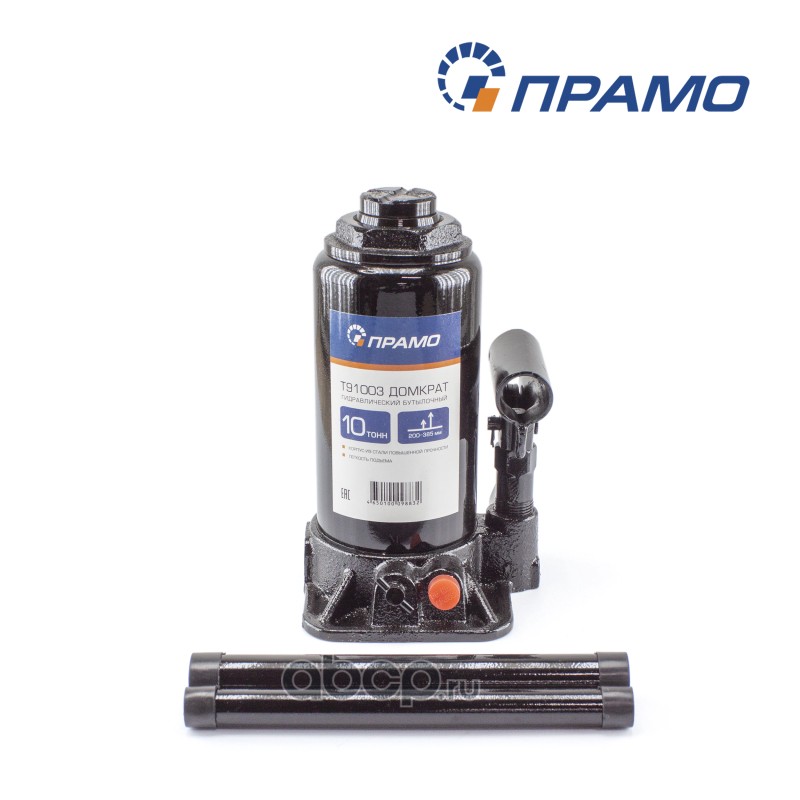 Прамо T91003 Домкрат гидравлический 10.0т (200-385 мм) ПРАМО ()