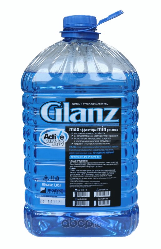 Glanz Незамерзающая жидкость  (-30*С) 3,85л ПЭТ GL304PET