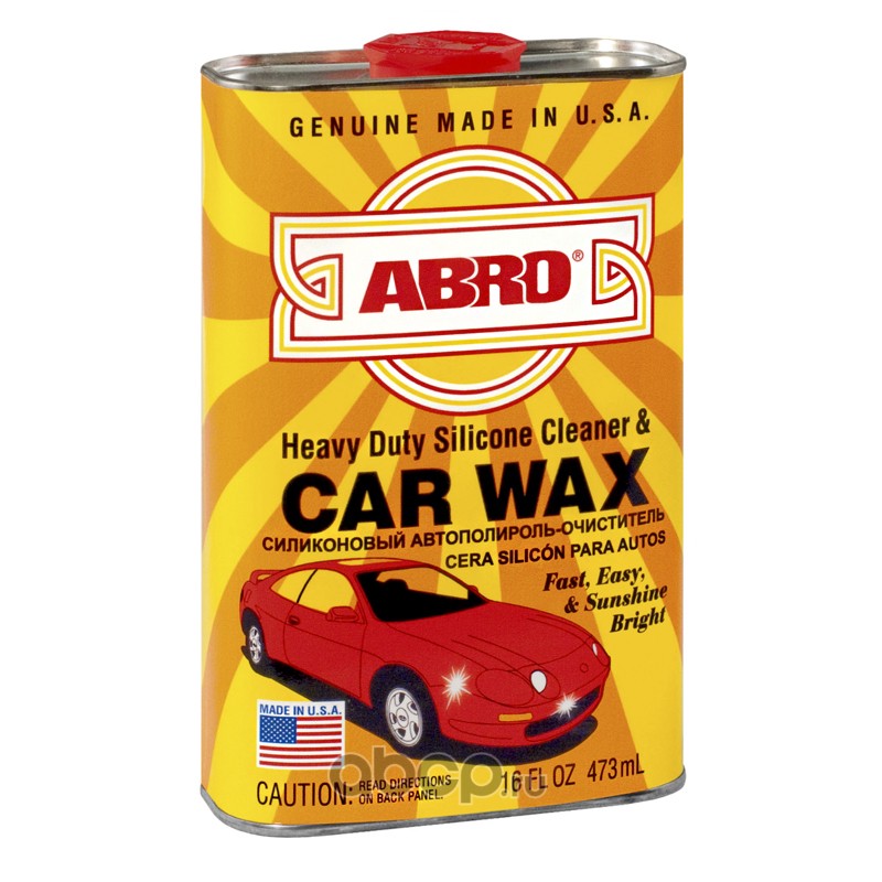 ABRO SW300 средство на основе силикона для полировки и очистки лакокрасочного покрытия автомобиля