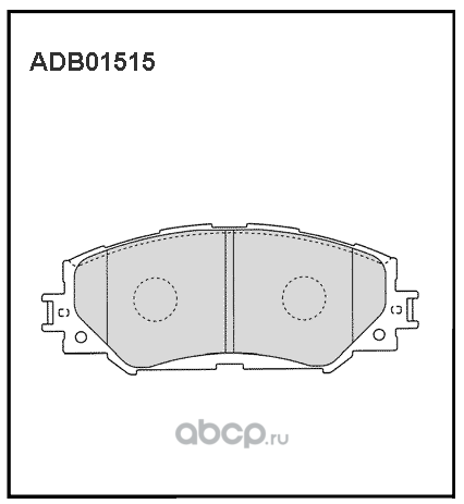 ALLIED NIPPON ADB01515 Колодки тормозные дисковые