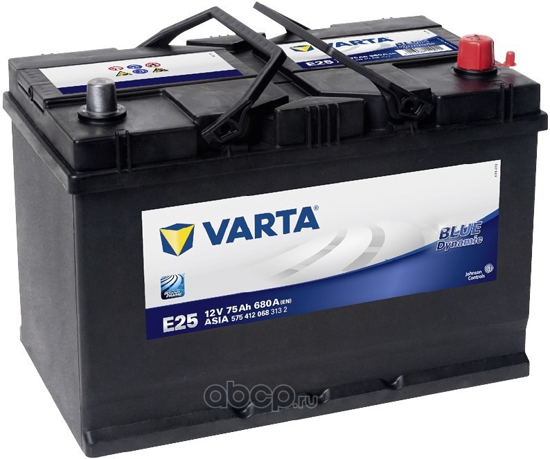 Varta 5754120683132 Батарея аккумуляторная 75А/ч 680А 12V обратная поляр. стандартные клеммы