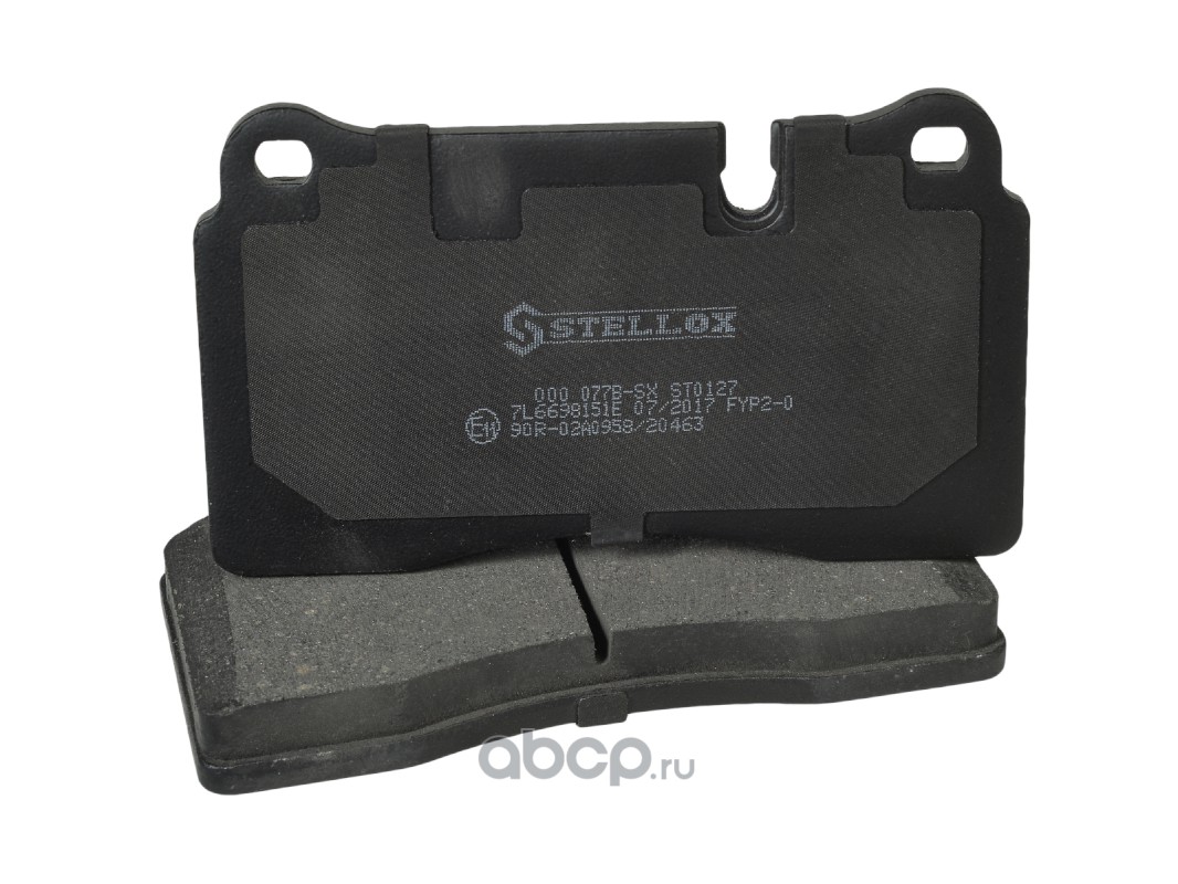 Stellox 000077BSX 000 077B-SX колодки дисковые передние! с антискрип. пл. VW Touareg, Range Rover 3.2-4.2i/3.0TDi 05>