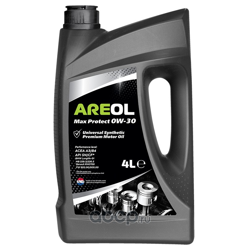 AREOL 0W30AR058 Масло моторное AREOL Max Protect 0W30 синтетика 4л.