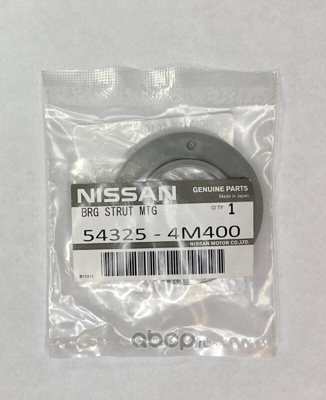 NISSAN 543254М400 Подшипник опоры перед. Nissan Almera N15/N16 99>
