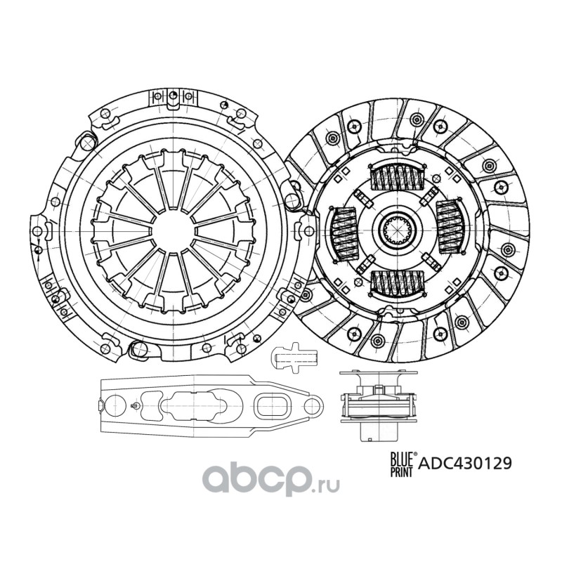 Сцепление blue print