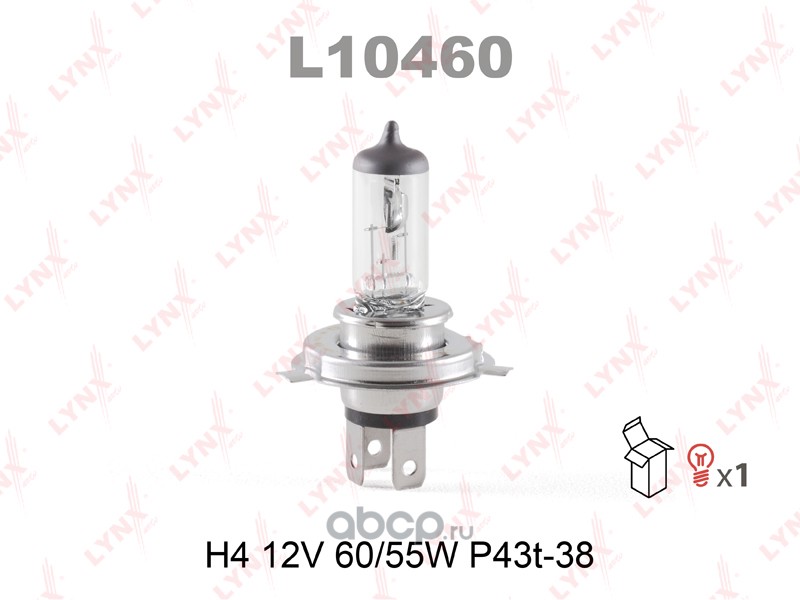 LYNXauto L10460 Лампа галогенная