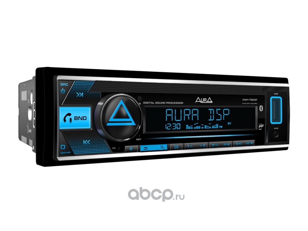 Купить AMH76DSP AURA AMH-76DSP Автомагнитола AMH-76DSP (1DIN, MP3, USB,  Bluetooth, DSP-процессор) и аналоги