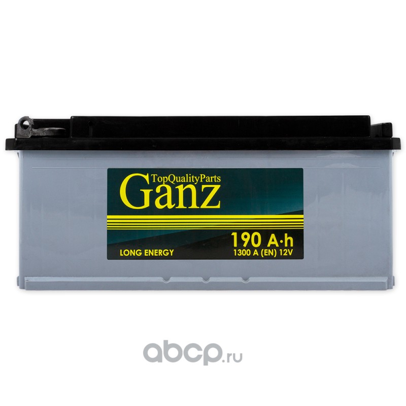 GANZ GAT1904 Аккумулятор GANZ 190.4 А/ч R+ 514x218x210 EN1300 под болт