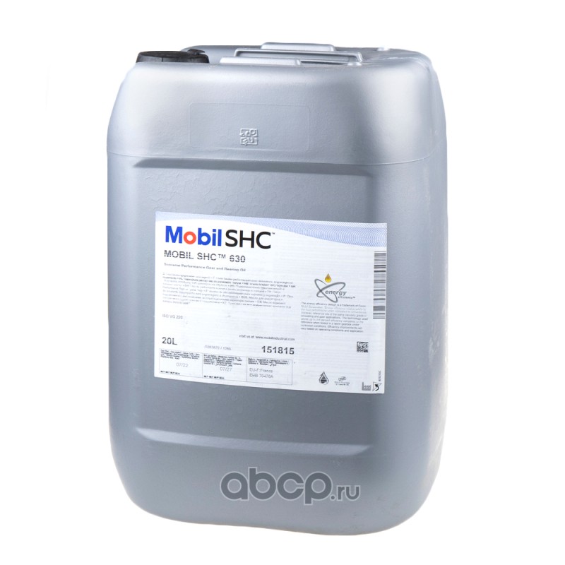 Mobil 151815 Масло индустриальное Mobil SHC 630 синтетическое 20 л