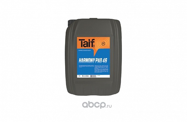 TAIF Lubricants 213165 Масло компрессорное HARMONY PAO 46