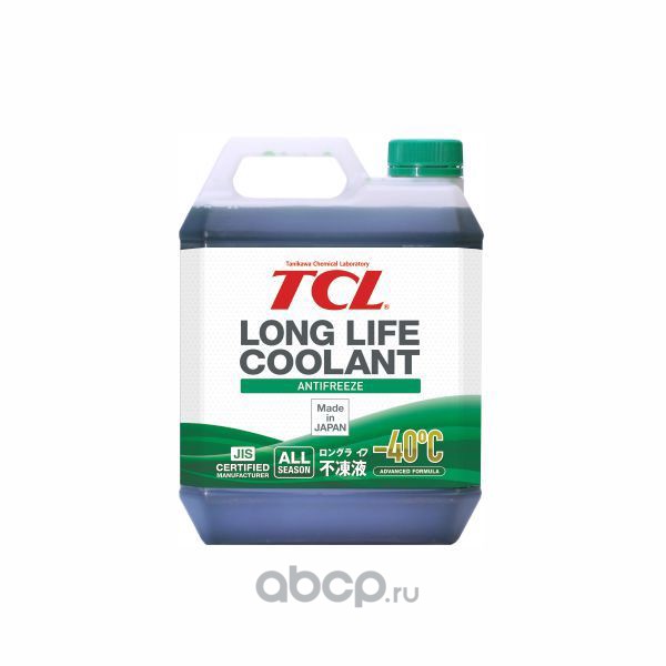 TCL LLC01243 АНТИФРИЗ TCL LLC -40C зеленый, 4 л