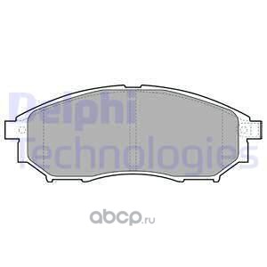 Delphi LP2030 Колодки тормозные передние