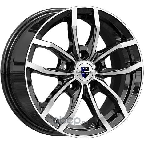КиК 80346 Диск 6.5x15 5/100 ET38 DIA57.1 алмаз-чёрный