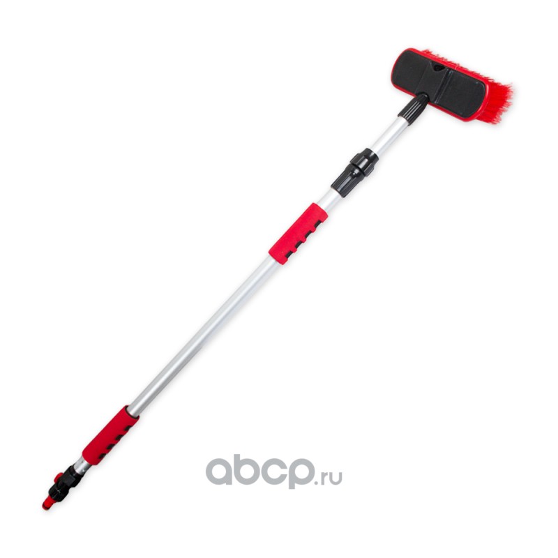 ARNEZI A0403002 Щетка для мытья с краном подачи воды и телескопической мягкой ручкой L=100-168 см ARNEZI A0403002