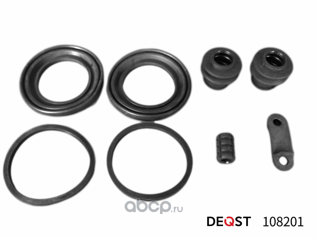 DEQST 108201 Ремкомплект тормозного суппорта переднего (для поршня O 48 mm, суппорт Kasco). Применяемость: HYUNDAI H-1(TQ) 08>