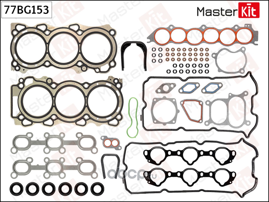 77BG153 MasterKit Прокладки двигателя, полный комплект купить запчасти в  Банзай Авто