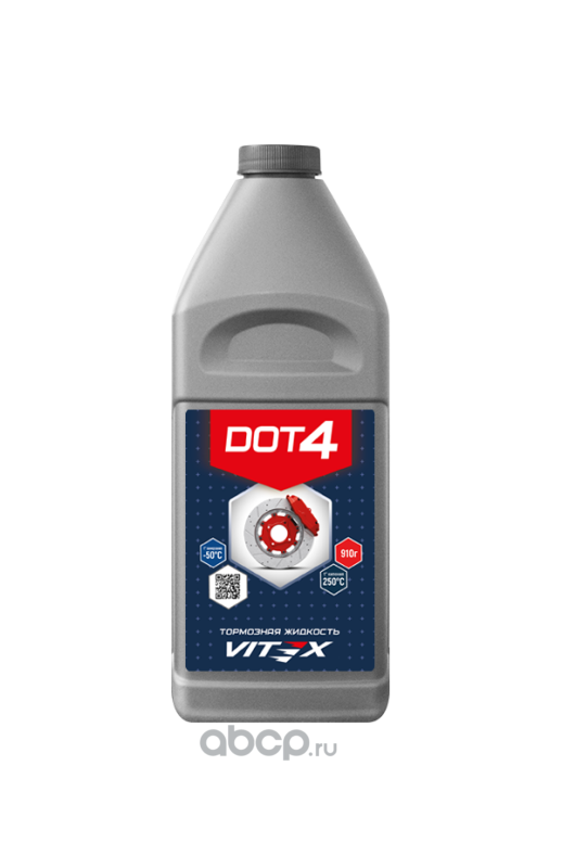 Vitex V800411 Тормозная жидкость Vitex ДОТ-4 910г