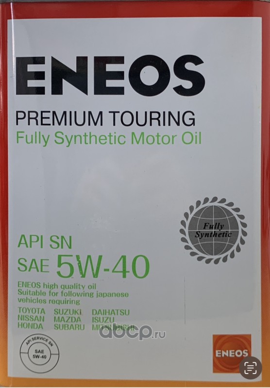 ENEOS OIL4066 Масло моторное синтетика 5w-40 4 л.
