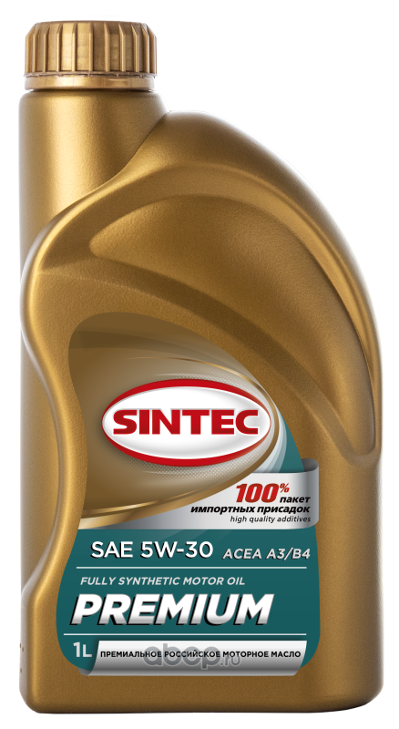 SINTEC 801968 Масло моторное синтетика 5W-30 1 л.