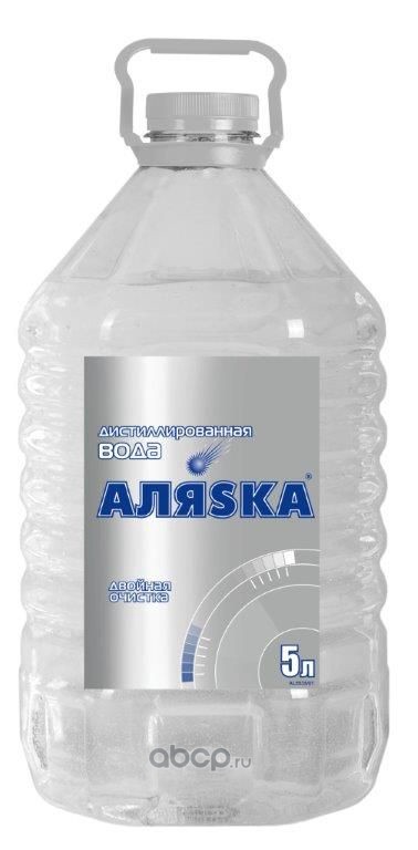 Аляска 5535 Дистиллированная вода Аляска 5 л двойной очистки