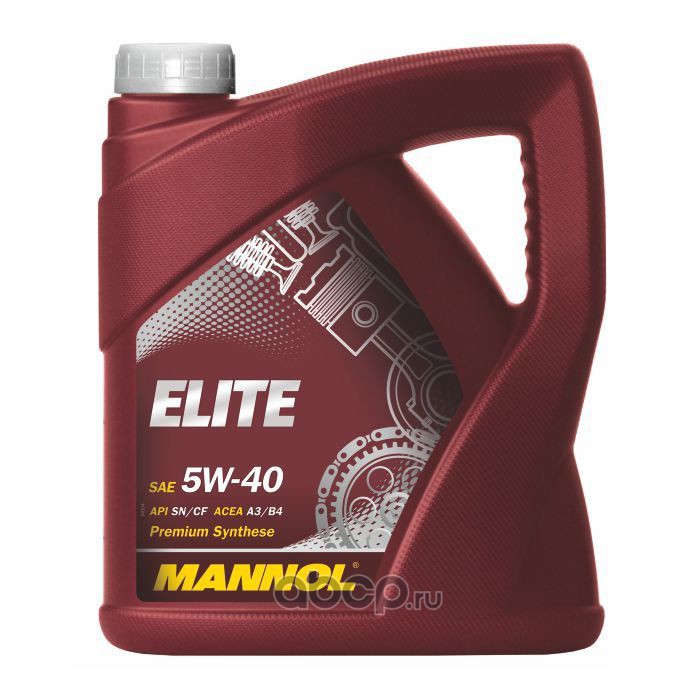 MANNOL MN79034 Моторное масло MANNOL Elite 5W-40 4л синтетика