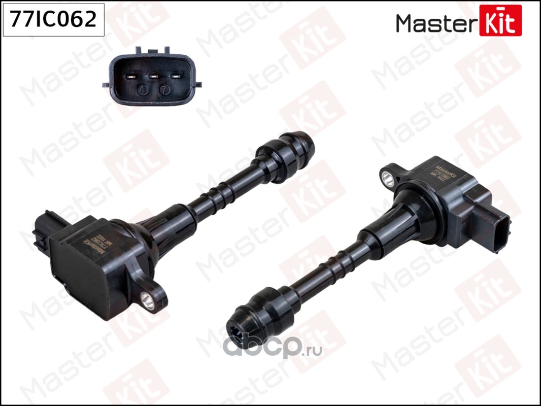 77IC062 MasterKit Катушка зажигания NISSAN ALMERA N16, PRIMERA P12 купить  запчасти в Банзай Авто