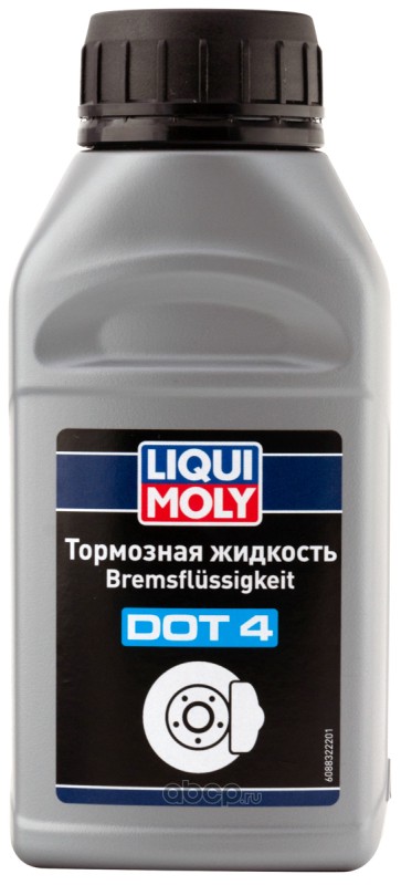 LIQUI MOLY 8832 Торм.жидк. Bremsenflussigkeit DOT 4 (0,25л)